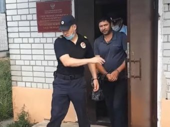 Стоп-кадр из видео РУ ФСБ. Момент задержания Худышина. 